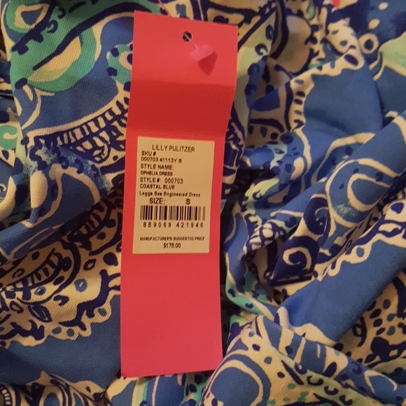 Lilly Pulitzer Ophelia Dress Coastal Blue - Picture 5 of 5